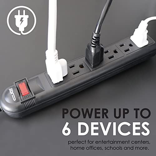 Digital Energy 6Outlet Surge Protector Power Strip with 25Ft Long