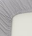 TILLYOU Fitted Crib Sheet,100% Breathable Organic Cotton Baby Sheets For Standard Crib Or Toddler Bed Mattress, Soft Cozy Hypoallergenic, 28 x 52in Gray