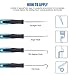Glarks 4Pcs 7-Inch Internal/External Circlip Plier Snap Ring Pliers with 4Pcs Precision Hook Set for Ring Remover Retaining and Remove Hoses, Gaskets
