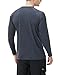 Tesla TM-MSS03-CHC_X-Large Men's UPF 50+Swim Shirt Loose-Fit Swim Long Sleeve Tee Rashguard Top MSS03