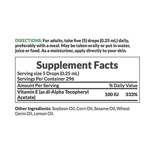 Vitamin E Oil by Nature's Bounty, Supports Immune Health & Antioxidant