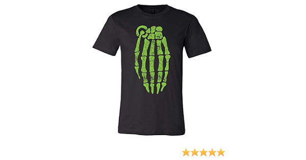Hand Grenade Black Adult T-Shirt 