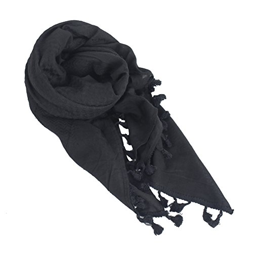 Explore land arabic shemagh scarf solid color scarf 100% cotton (…