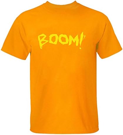 Explosion BOOM Tee for Men M orange
