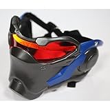JouerNow Overwatch OW Soldier 76 Weapon Cosplay Luminous Mask Prop Light-up Halloween Xmas Party Supply