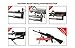 UTG New Gen High-pro Shooters Bipod, Rubber Feet, 8.7