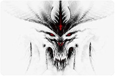 Video Games White Diablo Blizzard Entertainment Diablo Iii Games Custom Non Slip Indoor/Outdoor Doormat Floor Mat 23.6X15.7 Inch