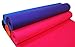 Extra Wide Durable Lightweight Microban Antimicrobial 4 MM Thick Yoga Mat By Spectrum Products (Purple)