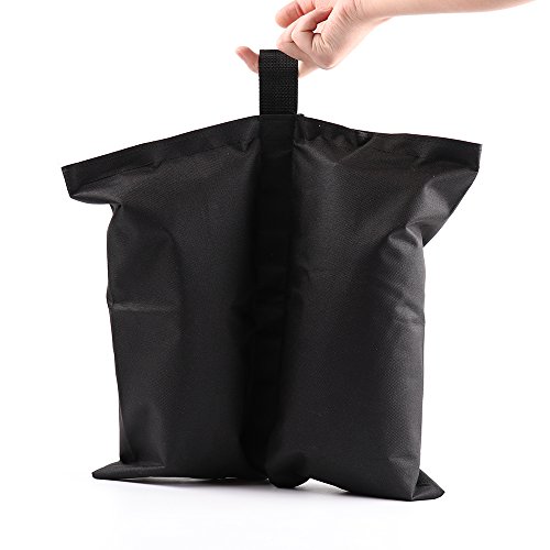 Firlar 4 Pack Canopy Weight Bags, Heavy Duty Double-Stitched Sand Bag Tent Base Weight Bag, Leg Weights for Anchoring Gazebos, Tent, Sun Shades,Trampolines