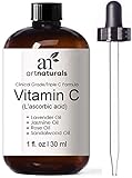 ArtNaturals Vitamin C Serum for Face - (1 Fl Oz / 30ml) - Facial Anti-Aging with Hyaluronic Acid and Vit E - Wrinkle Repairs Dark Circles, Fades Age Spots and Sun Damage - Enhanced 20% Vitamin C