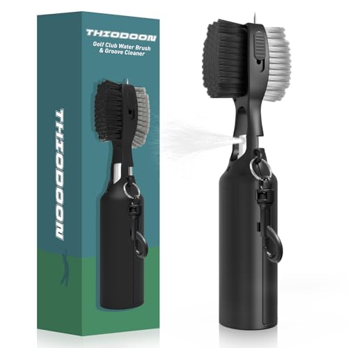 THIODOON Golf Club Cleaner Brush with Water Spray