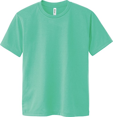 [グリマー] 半袖 キッズ 4.4oz ドライTシャツ (クルーネック) 00300-ACT_K ミントグリーン 100cm (日本サイズ100相当)