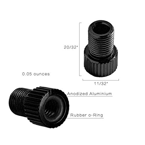 image for KEYWELL Presta Valve Adapter,Presta to Schrader Converter-Bike Pump Ti