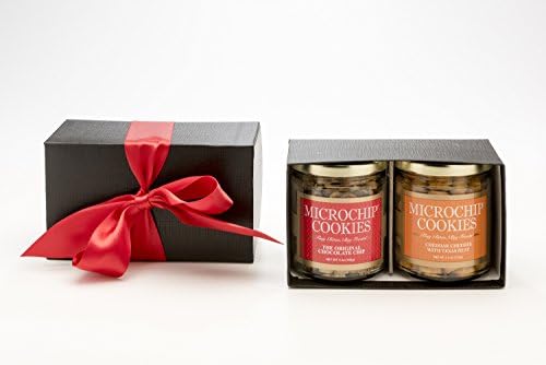World's Tiniest, Most Irresistible Microchip Cookies - A Sweet & Spicy Treat - Double Gift Box - Be The Party Favorite & Give The Gift Of Gourmet Microchips -Small Batch Handmade In Texas