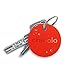 Chipolo Plus Bluetooth Key Finder and Phone Finder - The Loudest (100 dB) - Red