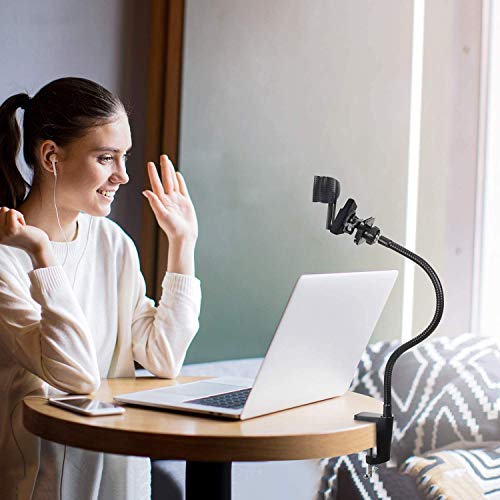 Pipishell-15-inch-Webcam-Stand-Enhanced-Flexible-Gooseneck-Webcam-Arm-with-Jaws-Clamp-Clip-Desk-Mount-Holder-for-Logitech-Webcam-C930eC920C930-C922-C922x-Brio-4K-C925eC615-GoPro-Hero-8765