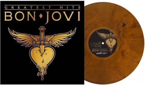 Amazon.com: Bon Jovi Greatest Hits Vinyl LP, Limited Splatter