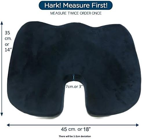 Coccyx Orthopedic Comfort Memory Foam Car Seat Wheelchair Cushion|Lumber Pillow Office Chair Cushion Support with Handle|