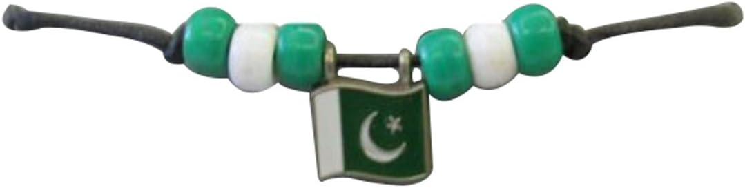 Country Flags Metal Pendant Fan Chokers Necklaces - Asia & Africa
