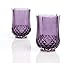 HQdeal 5PC Set Acrylic Bathroom Accessories Bathroom Set Glamarous Purple