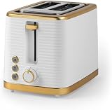 Salter Palermo Kettle and Toaster Set 1.7 L 2-Slice White/Gold 3kW/930W view 11