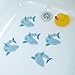 SlipX Solutions Adhesive Bath Treads, Shark Tub Tattoos, Non-Slip Traction to Bathtubs, Showers & Other Slippery Spots (Kid Friendly, Reliable Grip)