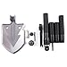 Portable Folding Shovel, Military Folding Multifunctional Shovel Include Shovel, Fire Starter, Compass, Screwdriver, Emergency hammer, Knife, Bottle opener and Saw by JISIMI