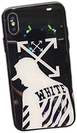 Off White OW Diagonal Arrow Logo Mobile Phone Case for Apple iPhone 10 X Generation Black Color