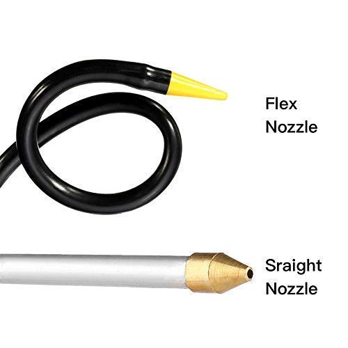 Junchi High Pressure Pistol Hand Pump Oil Can with 2 Kinds Oiler Can Spout Nozzle - Thumbnail 7