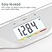 Uten Digital Body Fat Bathroom Scale with BMI High-Precision Smart Weight Scales with Large Backlight 5 Colors LCD Display, Step-On Technology, Round Corner Design and 6MM Glass 400lb Capacity