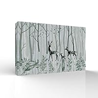 signwin-Canvas Wall Art-Quiet Romantic Forest-Canvas Prints Home Artwork Decoration for Living Room,Bedroom - 12x18 inches