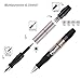 Thank You Gifts 7-in-1 MULTI TOOL PEN with Light, Practical Cool Gifts for Men Dad Husband Friends Family at Fathers day Birthday Farewell Christmas New year (Black)