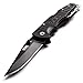 SOG Folding Knife Pocket Knife - Salute Mini Tactical Knife, Hunting Knife, Flipper Knife with 3.1 Inch Clip Point, EDC Knife Pocket Clip (FF1101-CP) primary