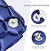 INTEY Inflatable Sleeping Pad with Pillow and Air-Cells Design Lightweight 2.4 inch Compact Mat for Hiking Camping Backpacking