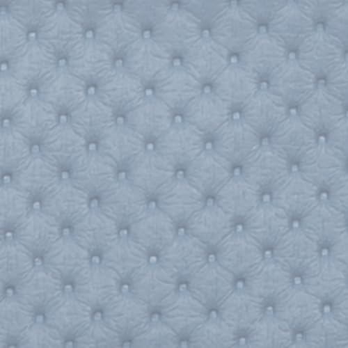 Tela de Polipiel para Tapizar 140CM Ancho. Piel Sintética Suave para Muebles, Hogar, Accesorios, Manualidades, Confección, Cuero Sintético.100% España. (Punto Azul, 5 Metros)