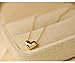 Hithop Love Heart Choker Necklace Silver Gold Plated Collar Chain