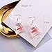 ONEYIM Funny Goldfish Earrings,Water Bag Shape Dangle Hook Earrings Charm Jewelry Gift Earrings for Women Girls-2 Pairs(One Red& One Yellow)
