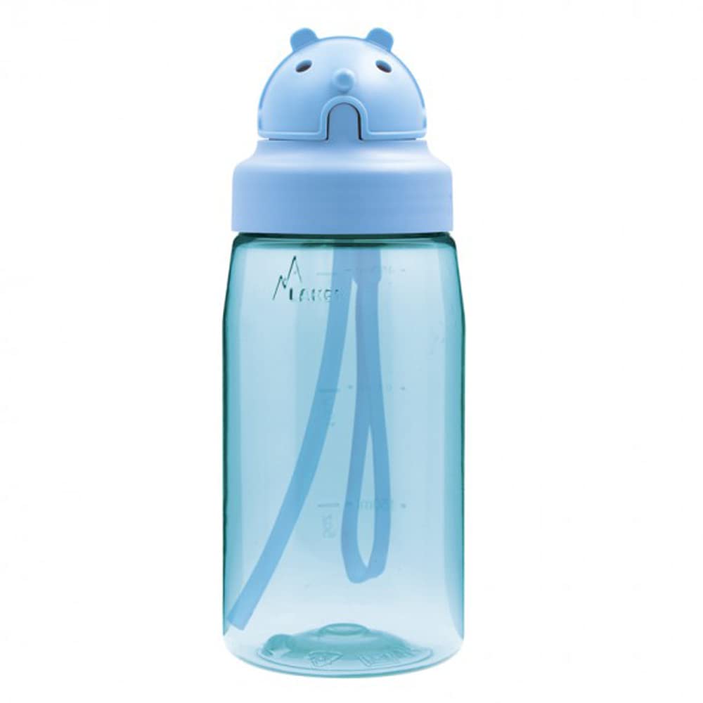 LAKEN OBY Children's Tritan Bottle, OBY Stopper with Straw 0.45L Blue