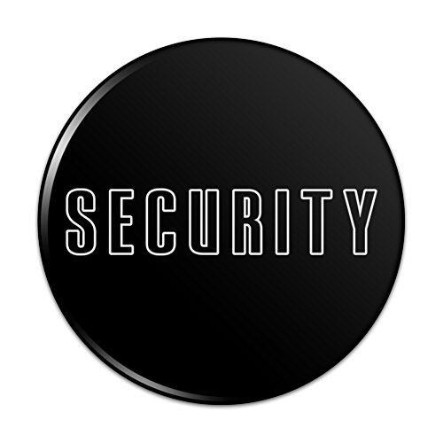 Security Pinback Button Pin Badge - 1