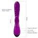 Silicone Portable Vibrator,Multi-Functional Rechargeable USB Cordless Therapeutic Handheld Electronic Vibrator for Home Personal Fitness Sports
