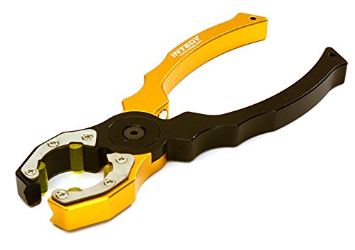 Integy RC Model Hop-ups C27657GOLD Multipurpose Maintenance Pliers for 15mm+ O.D. Type Shock Bodies