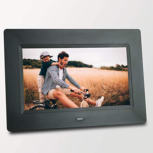 Advanced Digital Picture Photo Frame High Resolution, MP3/Photo/Video Player/Clock Function/Calendar with Remote Control,Black