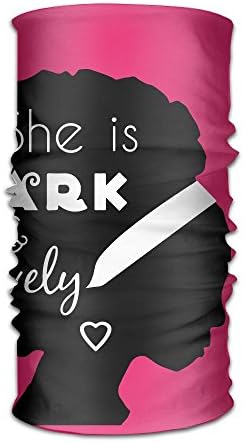 Unisex Art African Woman Multifunction Bandana Headband Athletic Headwear Sweatband,Magic Scarf,Neck Balaclava,Helmet Liner,Tube Mask,UV Resistence Outdoor Sport Yoga