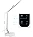 TOZO LED Desk Lamp Eye-Caring Table Lamp, 18W, Dimmable, 3 Lighting Modes, 5-Level Dimmer, Touch-Sensitive, Energy Efficient/Daylight/Folding/Reading/Bedroom Desk Lamps. Piano White