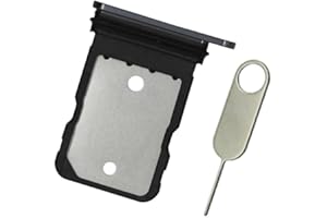PHONSUN Replacement Single SIM Card Tray Holder for Google Pixel 7 Pro GE2AE 6.7" (Black Obsidian Color)