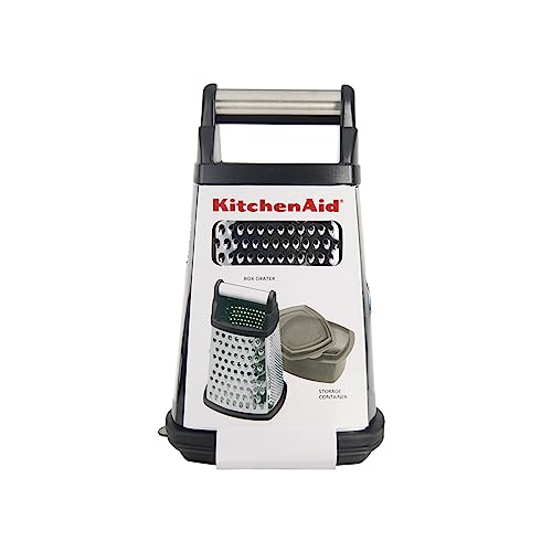 KitchenAid Gourmet 4Sided Stainless Steel Box Grater with Detachable