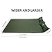 CAMEL Double Self-Inflating Sleeping Pad with Attached Pillow, Comfortable for 2 Person Camping, Hiking, Backpacking, Beach (Army Green)