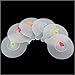 Heart Cute Silicone Cup Lid Cover Cap w/Spoon Holder