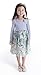 Bonnie Jean Girls' Knit to Floral Embroidered Scallop Dress