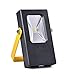 LOFTEK 15W 6000K Work Light, Portable Cordless Floodlight for Outdoor Camping Fishing, with Rechargeable 6600mAh Lithium Batteries, USB Ports Used to Plug in Mobile Devices (Black & Yellow)
